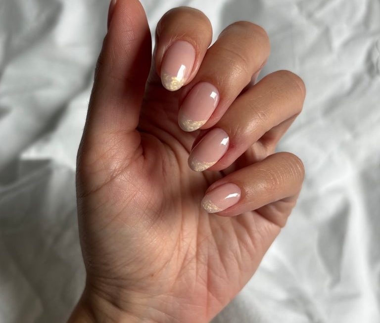 A Hard BIAB Manicure Made My Weak Nails Practically Unbreakable
